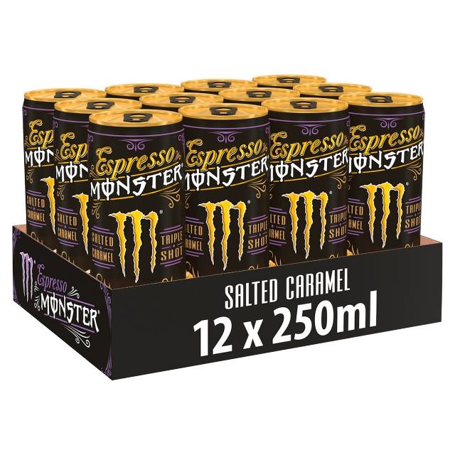 Monster Espresso Salted Caramel 250ml x 12 (Can)