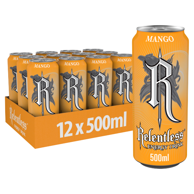 Relentless Mango 500ml x 12 (Can)