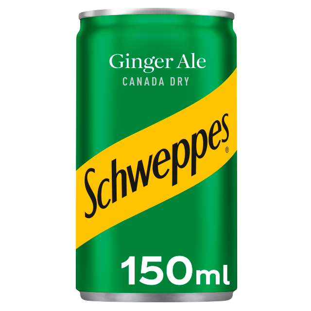 Schweppes Canada Dry Ginger Ale 150ml x 24 (Can)