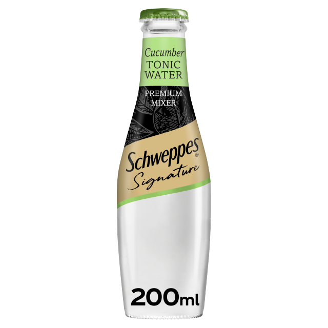 Schweppes Signature Tonic Water Cucumber 200ml x 12 (Glass)