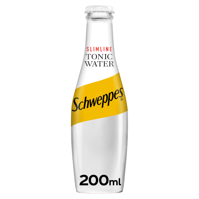 Schweppes Slimline Tonic 200ml x 24 (Glass)