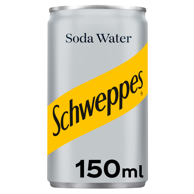 Schweppes Soda Water 150ml x 24 (Can)