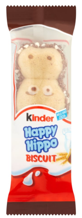 Snacks Kinder Happy Hippo Milk and Cocoa Cream NPM 20.7g 28