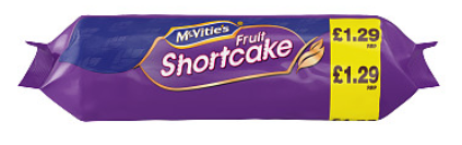 Snacks McVities Fruit Shortcake PM 1.29 200g 12