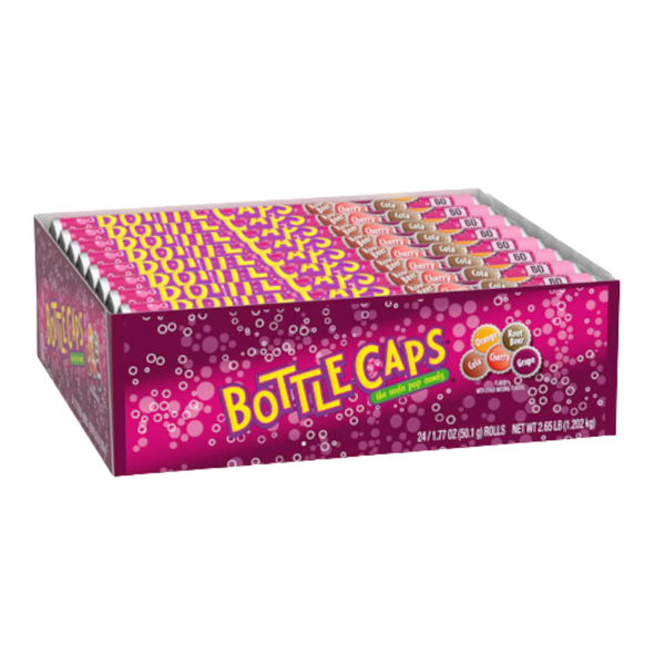 Sweets & Candy Bottlecaps Roll NPM 50g 24