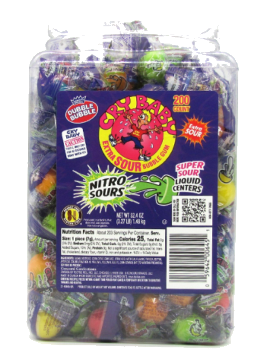 Sweets & Candy Cry Baby Jar Nitro Sour Gum NPM 1077g 8