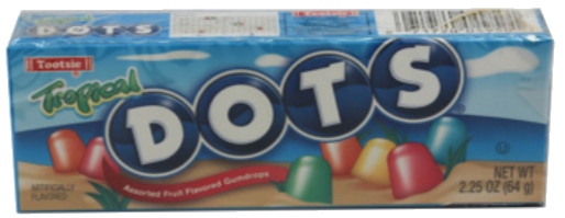 Sweets & Candy Dots Tropical NPM 64g 24