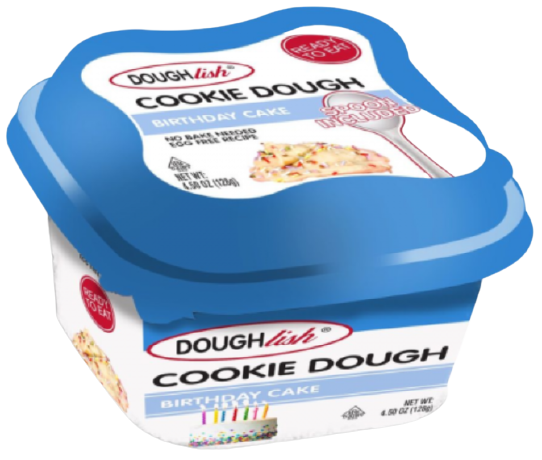 Sweets & Candy Doughlish Birthday Cake Cookie Dough  NPM 128g 8
