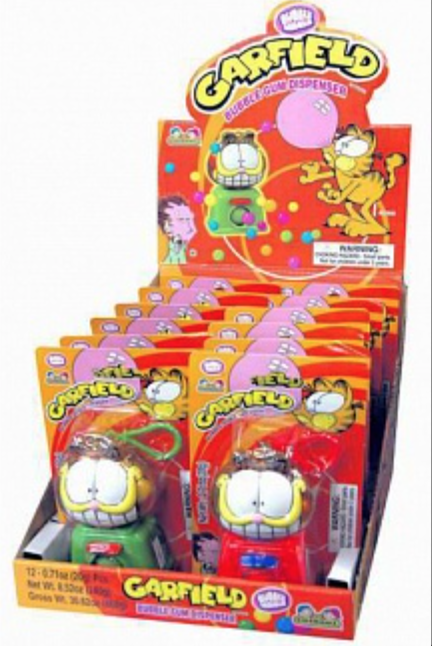 Sweets & Candy Garfield Bubble Gum Dispenser NPM 20g 144