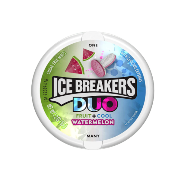 Sweets & Candy Ice Breakers Duo Mints Watermelon NPM 36g 8