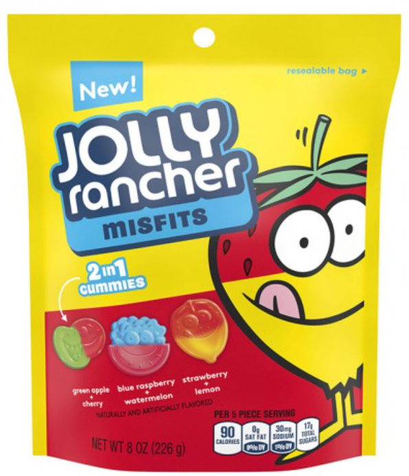 Sweets & Candy Jolly Rancher Misfits 2 in 1 Gummie SUP  NPM 226g 9