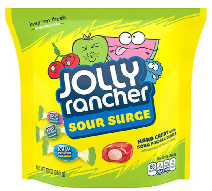Sweets & Candy Jolly Rancher Sour Surge NPM 368g 8