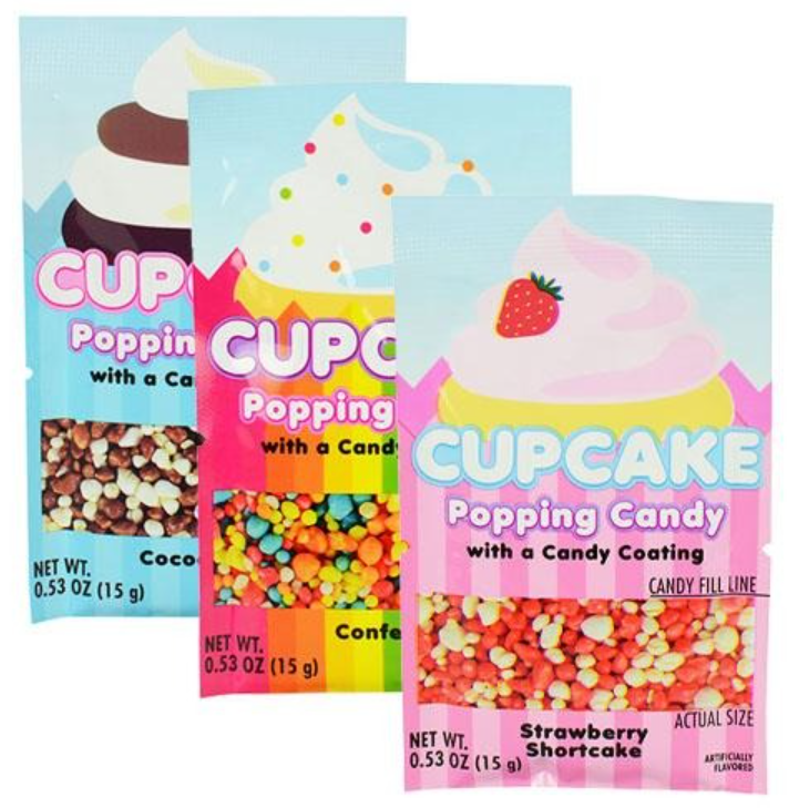 Sweets & Candy KoKo's Cupcake Popping Candy NPM 15g 160