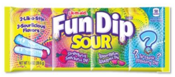 Sweets & Candy Lik-M-Aid Sour Fun Dip NPM 39g 288