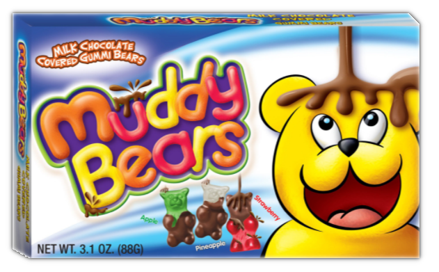 Sweets & Candy Muddy Bears Chocolate Gummi Bears NPM 87g 12