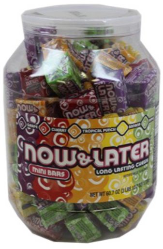 Sweets & Candy Now & Later Assorted Mini Bar 100 count NPM 1701g 6