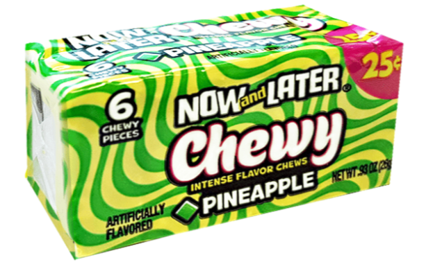 Sweets & Candy Now & Later Chewy Pineapple  NPM 26g 288