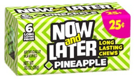 Sweets & Candy Now & Later Pineapple NPM 26g 288