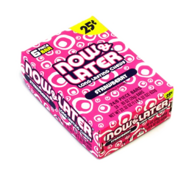 Sweets & Candy Now & Later Strawberry NPM 26g 288