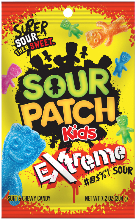 Sweets & Candy Sour Patch Extreme Peg Bag NPM 204g 12