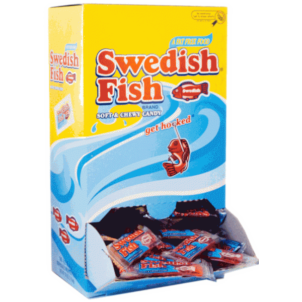 Sweets & Candy Swedish Fish Red Individual Wrapped NPM 240s 8