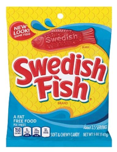 Sweets & Candy Swedish Fish Red NPM 141g 12