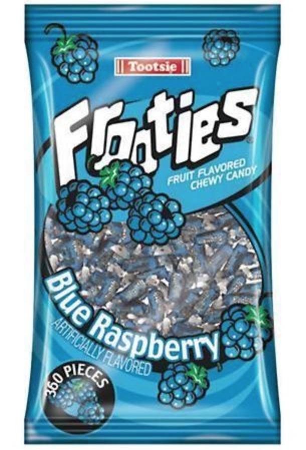 Sweets & Candy Tootsie Frooties Bag 360pc Blue Raspberry NPM 1100g 1
