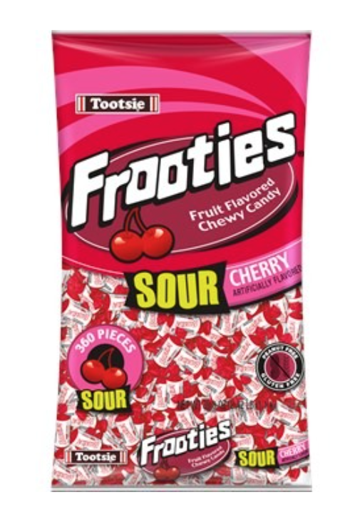 Sweets & Candy Tootsie Frooties Bag 360pc Sour Cherry NPM 1100g 1