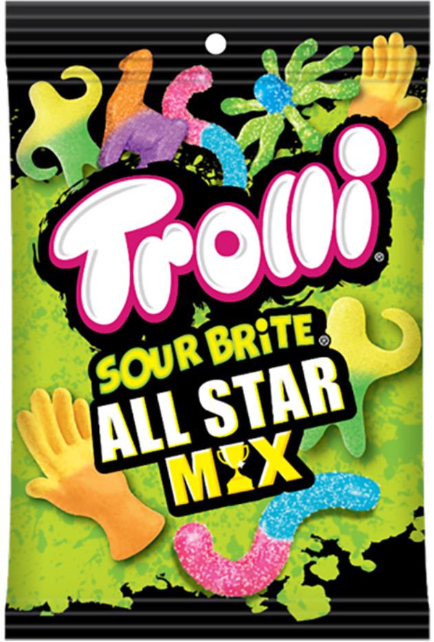 Sweets & Candy Trolli Sour Brite All Star Mix NPM 120g 12