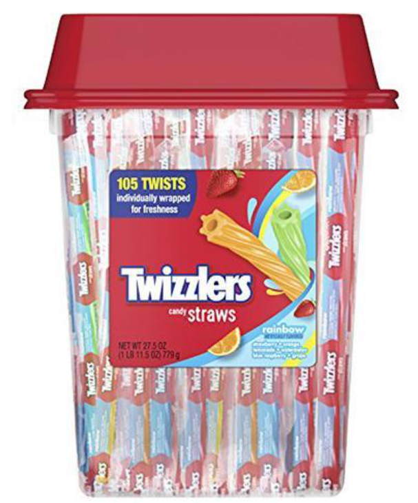 Sweets & Candy Twizzler Rainbow Twist Jar NPM 105s 944g 6