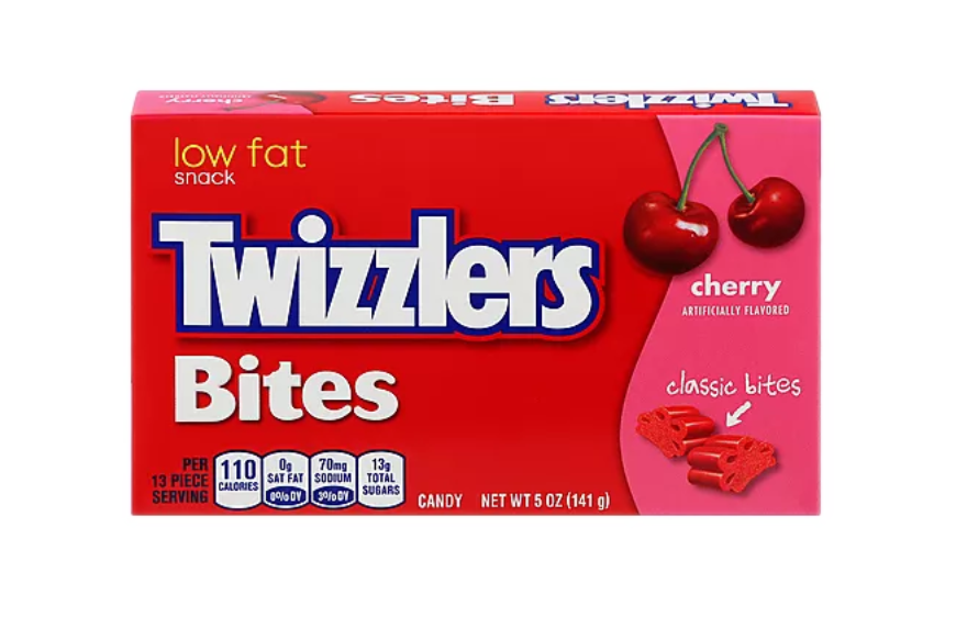 Sweets & Candy Twizzlers Cherry Classic Bites Theater NPM 141g 12