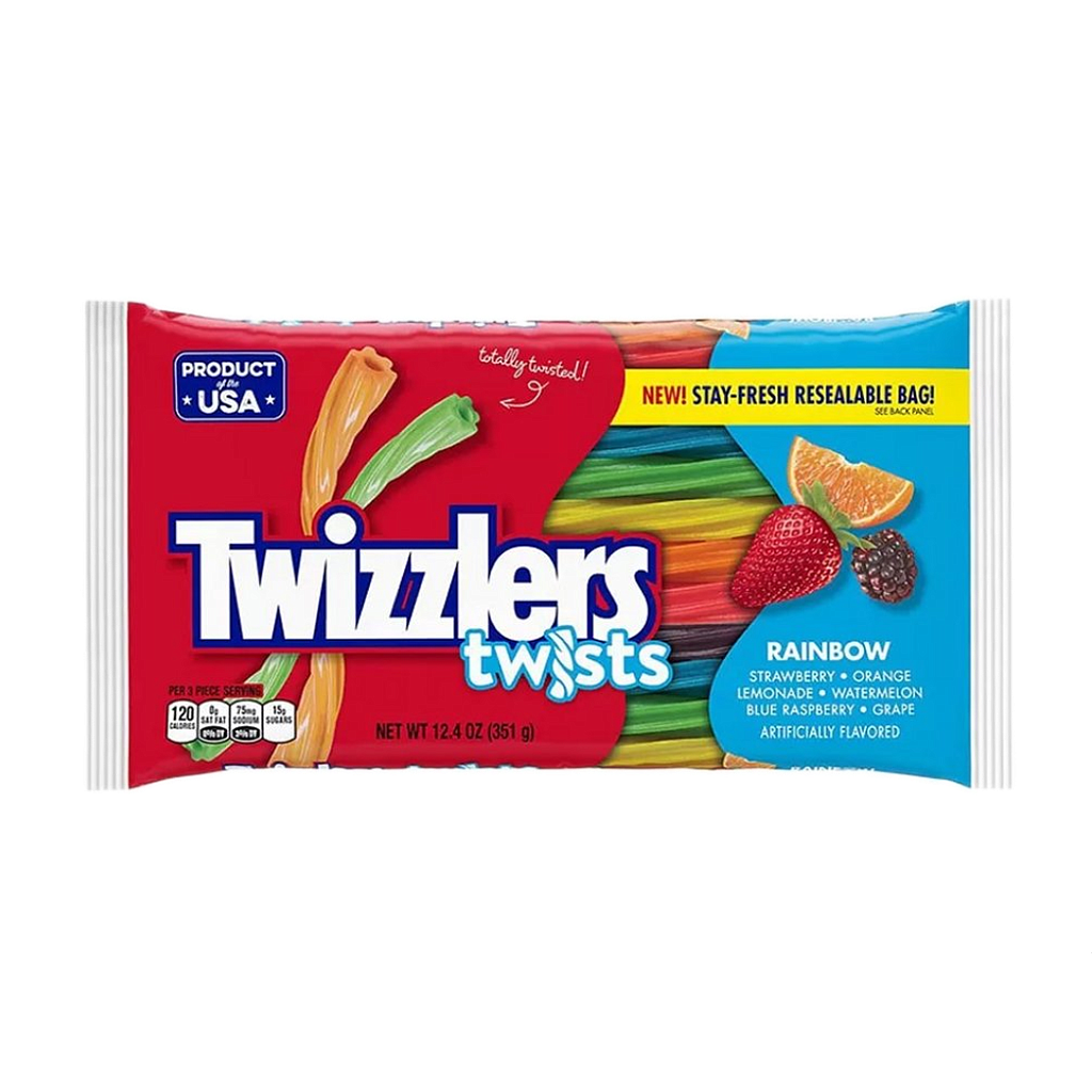 Sweets & Candy Twizzlers Rainbow Twists NPM 351g 12
