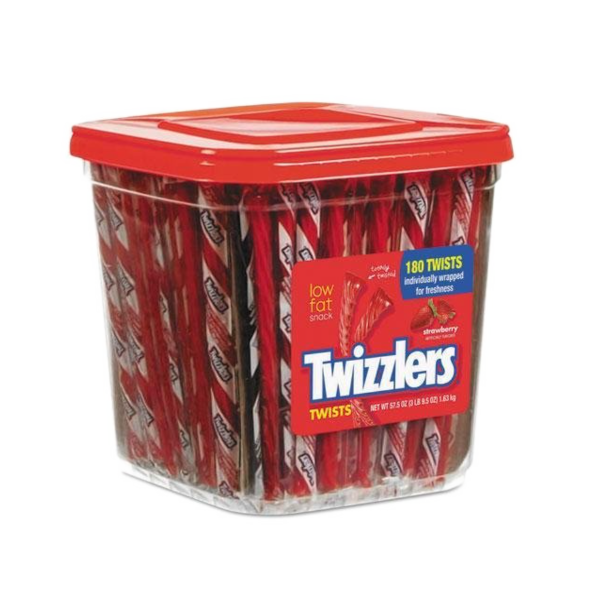 Sweets & Candy Twizzlers Strawberry Twists NPM 180s 1.63Kg 4