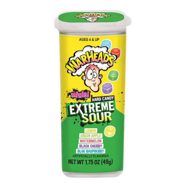 Sweets & Candy Warheads Extreme Sour Hard Candy Mini's NPM 49g 18