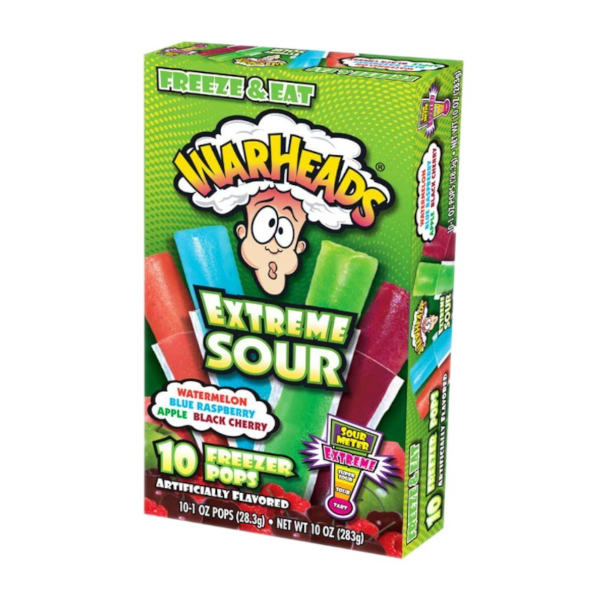 Sweets & Candy Warheads Freezer Pop NPM 1oz 10s 12