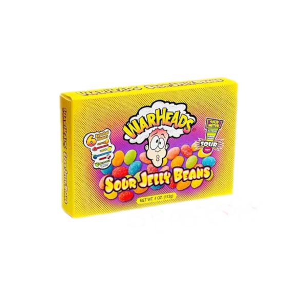 Sweets & Candy Warheads Sour Jelly Beans Theatre  NPM 113g 12
