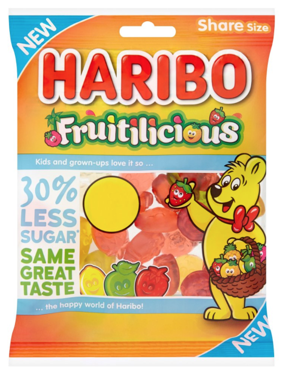 Sweets Haribo Fruitilicious NPM - 12