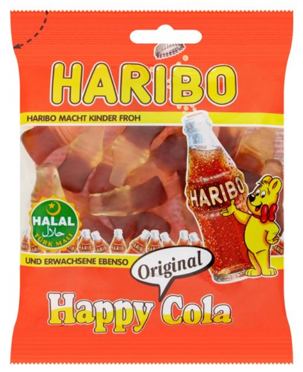 Sweets Haribo Halal Happy Cola NPM - 24