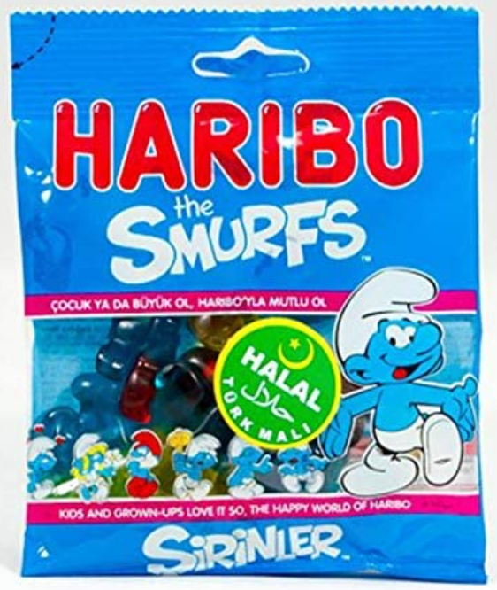 Sweets Haribo Halal Smurfs NPM - 24
