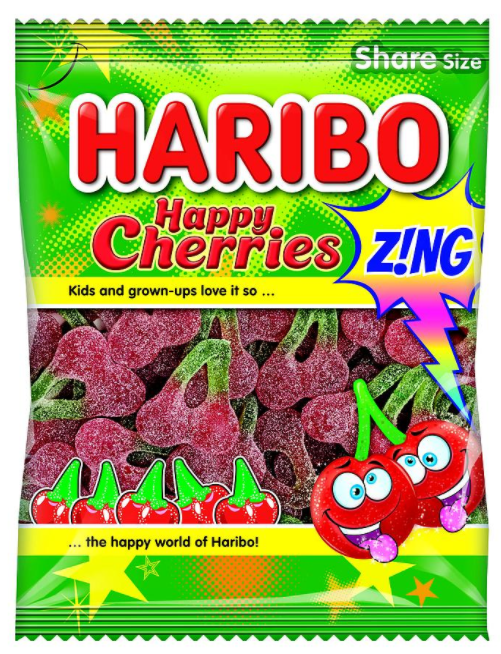 Sweets Haribo Happy Cherries Zing NPM 140g 12