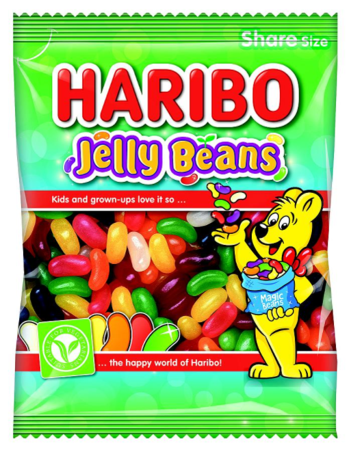 Sweets Haribo Jelly Beans NPM 140g 12