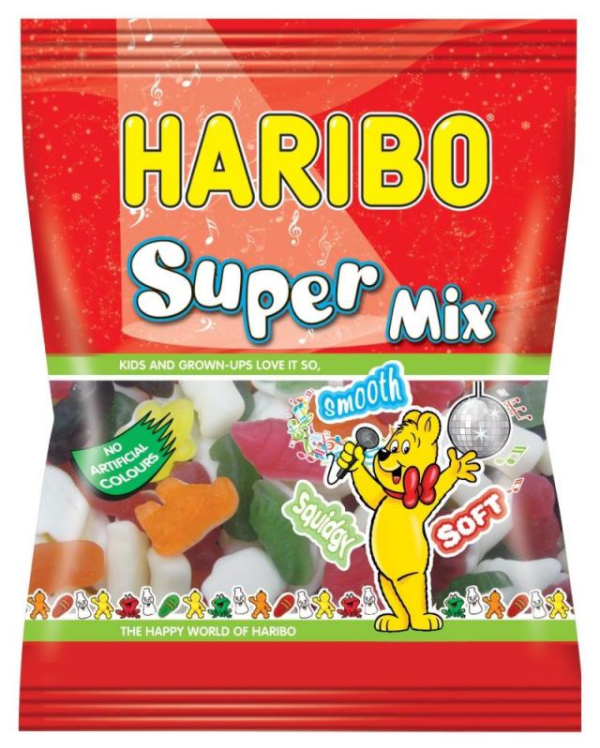 Sweets Haribo Supermix NPM 140g 12