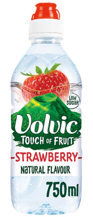 Waters Still Volvic Taste of Strawberry Sport NPM 750ml 6