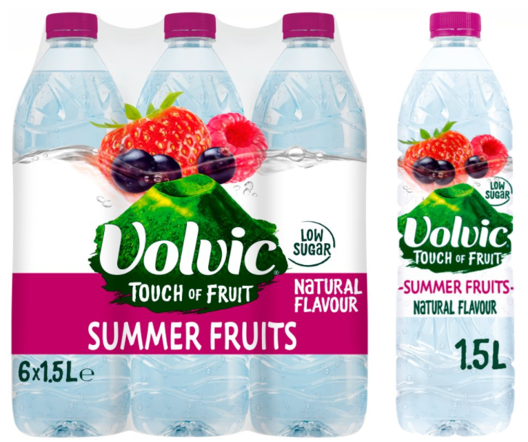 Waters Still Volvic Taste of Summer Fruit NPM 1.5L 6