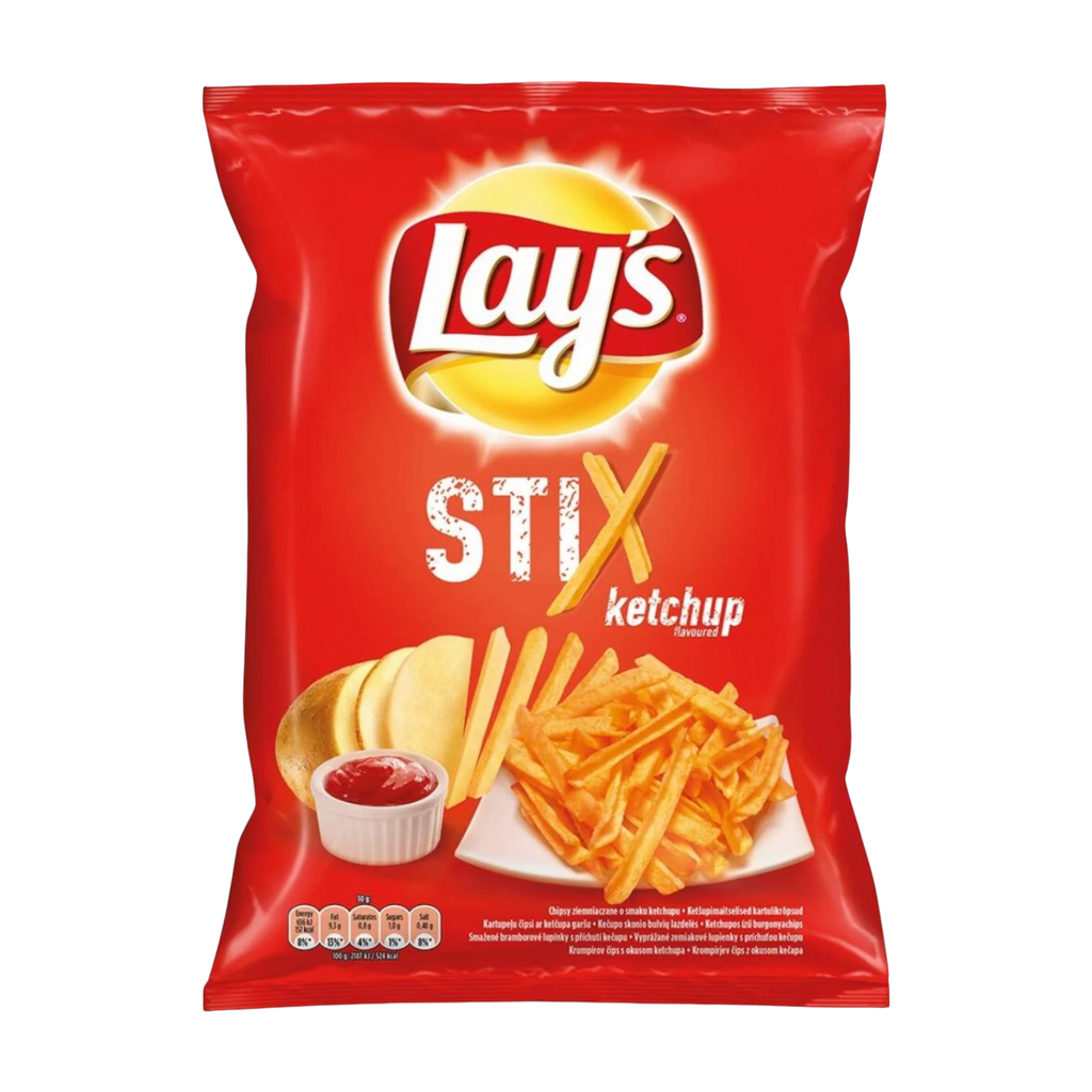 Crisps Lays Stix Ketchup NPM 130g 26