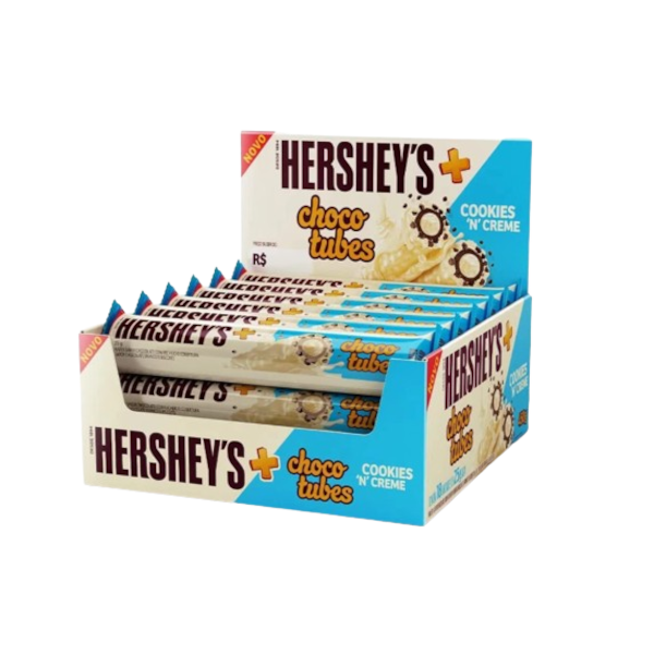 Chocolates Hershey's Choco Tubes Cookies n Cream 25g 12