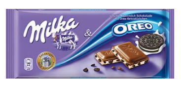 Chocolates Milka Oreo Brownie NPM 100g 22