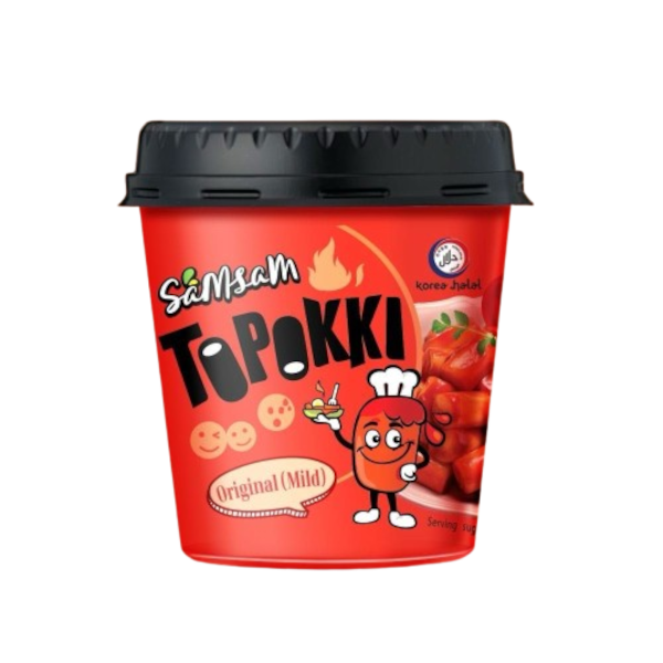 Snacks Topokki Korean Rice Cake Original NPM 120g 6