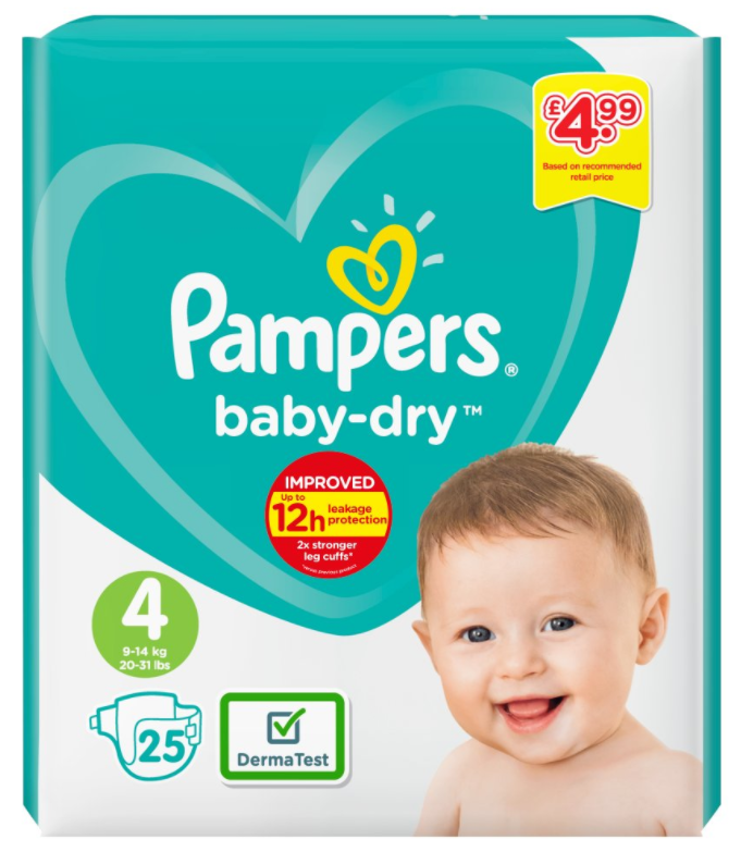 Baby Products Pampers Maxi PM 4.99 25s 4