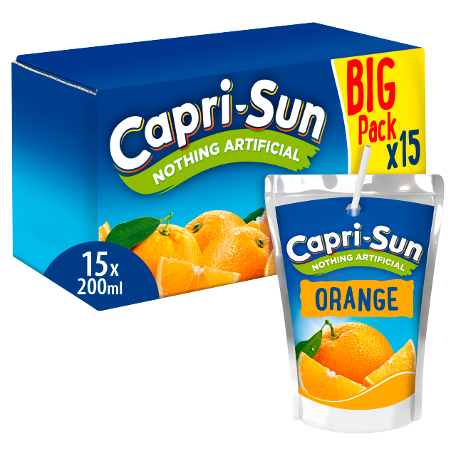 Capri Sun Orange 330ml x 15 (Pouch)